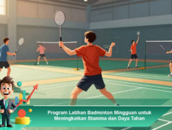 Program Latihan Badminton Mingguan untuk Meningkatkan Stamina dan Daya Tahan