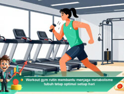 Workout Gym Rutin Membantu Menjaga Metabolisme Tubuh Tetap Optimal Setiap Hari
